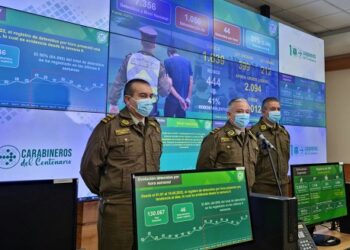 Carabineros aumenta a nivel nacional sus registros y realiza 46 detenciones por hora