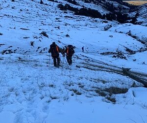 Trabajo conjunto entre Carabineros del GOPE, ONEMI, Ejército y civiles permitió extracción de dos montañistas desde cara posterior del cerro Castillo