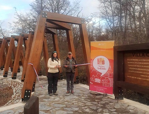 Seremi de Vivienda y autoridades locales Inauguran Llamativo Portal de Acceso a Villa O’Higgins