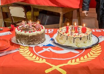 Partido Comunista celebró sus 110 años de historia refrendando su compromiso con los trabajadores