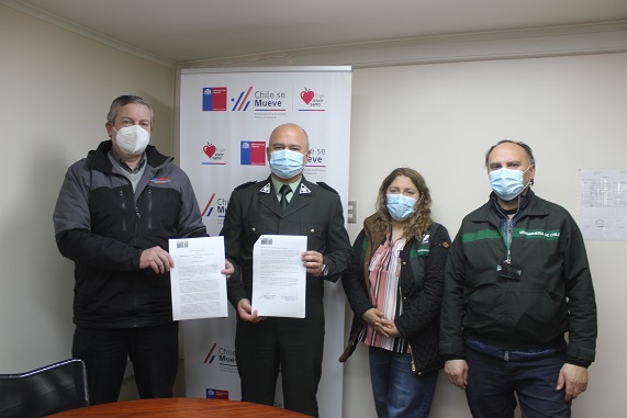 GENDARMERÍA DE CHILE E IND FIRMARON CONVENIO DE COLABORACIÓN