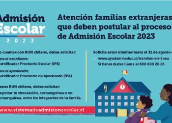 Estos son los pasos que deben realizar las familias extranjeras que no tienen RUN chileno antes de postular&nbsp;