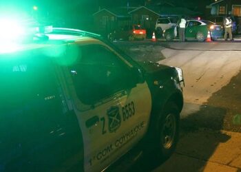 Carabineros de Coyhaique detuvo a dos sujetos por robo con intimidación a repartidor de delivery