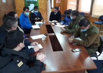 DELEGADO PRESIDENCIAL LIDERÓ REUNIÓN DE ORDEN Y SEGURIDAD PÚBLICA EN LAS &nbsp;GUAITECAS