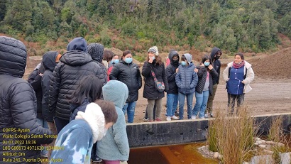 Jóvenes del Colegio Santa Teresa conocen novedoso sistema para tratar aguas residuales