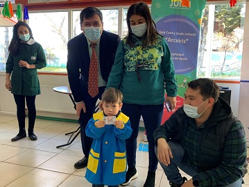 Niños y Niñas del Jardín Infantil Arcoiris recibieron su Primera Cédula de Identidad