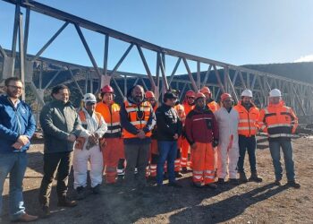 MOP habilitó puente mecano definitivo en sector El Claro, comuna de Río Ibáñez