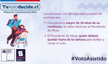 Desarrollo Social y Senadis informan alcances del Voto Asistido y cómo ejercer este derecho