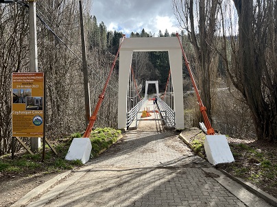 PASARELA PIEDRA DEL INDIO: POR CUARTA VEZ EL ALCALDE DE COYHAIQUE PIDE A AUTORIDADES ENCARGADAS DAR SOLUCIÓN