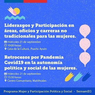 SernamEG invita a mujeres y dirigentas sociales a participar en actividades de sensibilización
