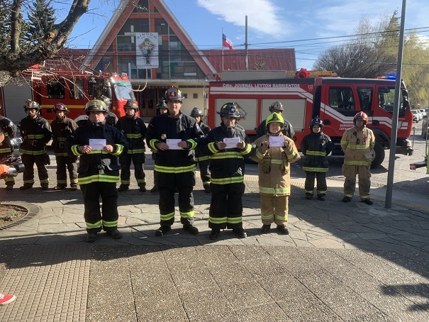 CUERPO DE BOMBEROS DE COYHAIQUE LANZÓ LA CAMPAÑA DEL SOBRE