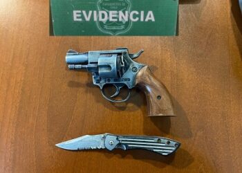 Carabineros de Coyhaique detuvo a dos personas por porte de arma blanca e infracción a la ley de drogas
