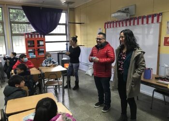 Seremi de Educación acompañó primer día de clases de la Escuela San José Obrero con medidas de apertura sanitaria