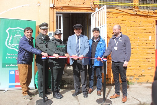 GENDARMERÍA INAUGURÓ NUEVAS CALDERAS DEL CCP COYHAIQUE