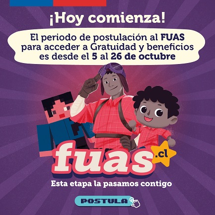 Hoy comenzó la postulación a la Gratuidad y los Beneficios Estudiantiles para la educación superior 2023 a través del FUAS