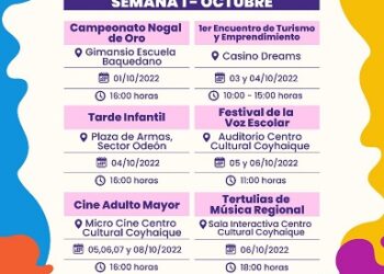 ASÍ SE LLEVARÁ A CABO LA CELEBRACIÓN DEL CUMPLEAÑOS 93 DE COYHAIQUE