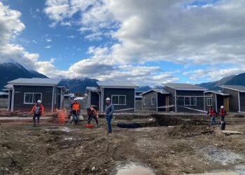 Un 84% de avance presenta construcción de 108 Viviendas para familias del comité Calafate Patagón de Puerto Aysén