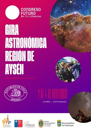 Estudiantes de la Región de Aysén vivirán Gira astronómica recorrerá colegios de la zona