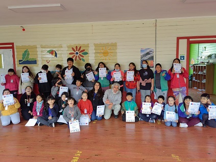 Estudiantes de Puerto Aguirre y Caleta Andrade participaron activamente en taller de planificación territorial dictado por el Minvu