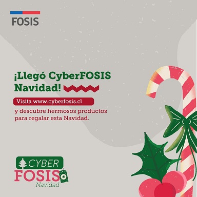 28 Emprendedores/as regionales ofrecen productos y servicios en Cyber FOSIS Navidad
