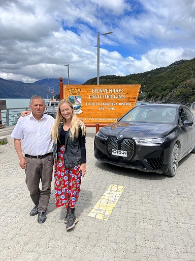 Se concretó el primer recorrido de un vehículo con electromovilidad por la totalidad de la Carretera Austral
