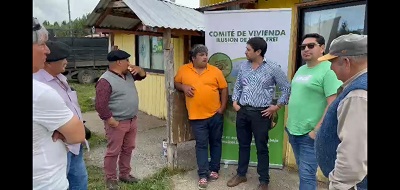 Diputado Calisto y vecinos destacaron avances en proyecto habitacional de Villa Frei y solicitan que este año se gestionen los subsidios