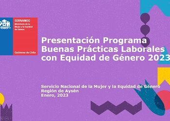SernamEG lanza programa Buenas Prácticas Laborales con Equidad de Género 2023