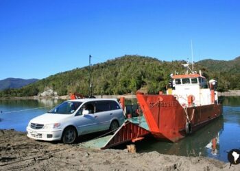 Seremi del MOP Aysén informa situación de servicios de transbordo en Rio Palena