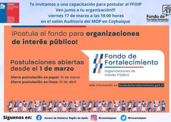 Seremi de Gobierno invita a organizaciones sociales de la región a postular al FFOIP