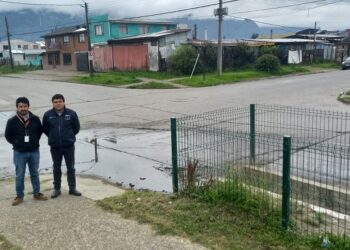 OBRAS HIDRÁULICAS VERIFICA EN TERRENO FUNCIONAMIENTO DE CANAL Y COLECTORES DE AGUAS LLUVIAS EN PUERTO AYSÉN