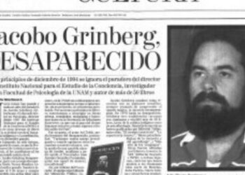 Columna: El Misterioso Caso del Dr. Jacobo Grinberg