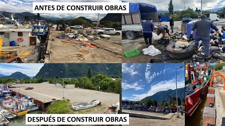 DIRECCIÓN REGIONAL DE OBRAS PORTUARIAS DEL MOP MEJORA EN FORMA INTEGRAL OPERACIÓN DEL MUELLE DE AGUAS MUERTAS EN PUERTO AYSÉN