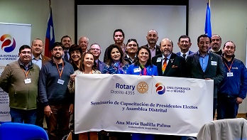 Gobernadora electa de Rotary se reunió con directivas de clubes de la Región de Aysén