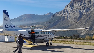 DESDE ESTE JUEVES CONECTIVIDAD AÉREA HACIA CHILE CHICO RETOMA SUS SERVICIOS