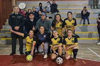 GENDARMERÍA SE CORONÓ CAMPEÓN EN FUTSAL FEMENINO