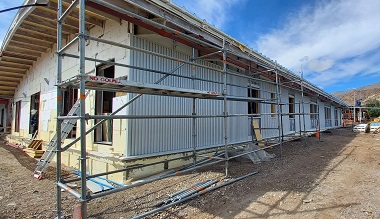 Obras del nuevo Hospital de Chile Chico continúan avanzando y alcanzan 40% de ejecución