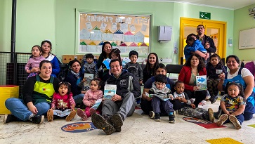 Fundación Integra recibe material educativo en calidad del aire para sus jardines infantiles en la región de Aysén.