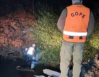 Carabineros del GOPE rescató cuerpo desde río Chiflón en la comuna de Río Ibáñez