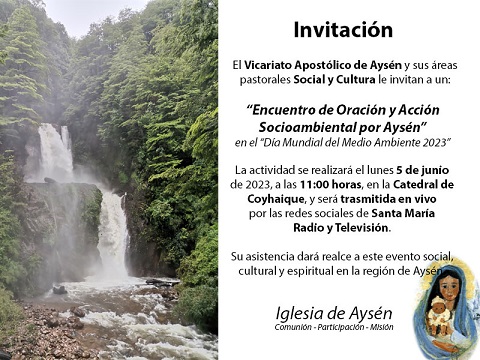 “Encuentro de Oración y Acción Socioambiental por Aysén”