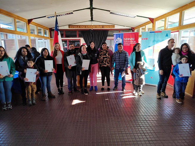 96 Familias del comité “Proyecto Joven” de Balmaceda recibieron su Certificado de Subsidio Habitacional