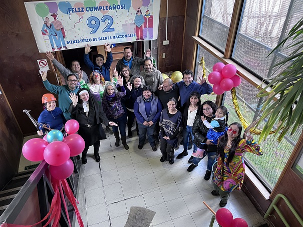 Bienes Nacionales destacó labor de funcionarios en el marco de sus 92 años de aniversario