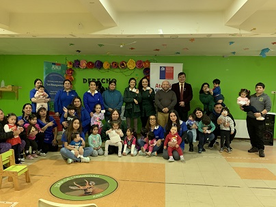 Diez niños y niñas del Jardín Infantil Los Navegantes recibieron su “Primera Cédula”