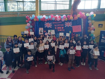 Estudiantes de educación básica y media fueron protagonistas de los Campamentos de Invierno en Inglés 2023 en Puerto Aysén y Coyhaique