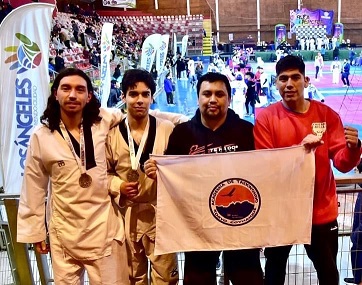 Jóvenes de Coyhaique obtienen medallas de oro, plata y bronce en campeonato de Taekwondo