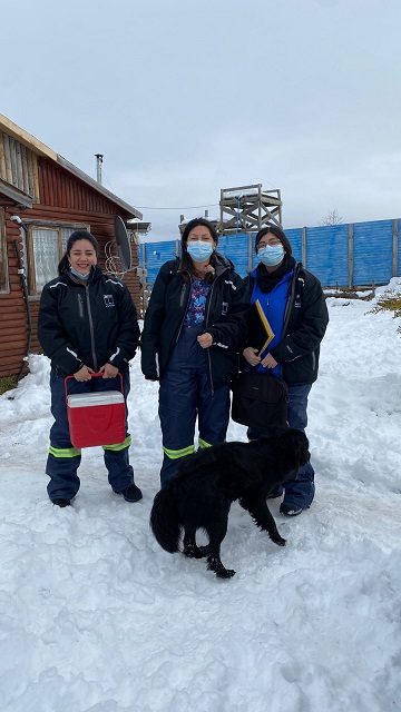 En Aysén más de 700 personas han recibo sus vacunas contra la Influenza en la tranquilidad de su hogar