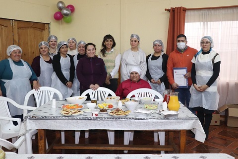 Con degustación de comidas se da cierre a proyecto del Fondo de Fortalecimiento para Organizaciones de la Segegob Regional