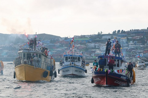 LA COMUNIDAD DE GUAITECAS CELEBRÓ AL SANTO PATRONO DE LOS PESCADORES ARTESANALES, SAN PEDRO, ASÍ COMO EL DÍA NACIONAL DE LA PESCA ARTESANAL