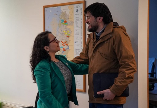 Gobernadora se reúne con nuevo rector de la Universidad de Aysén e insta a comenzar trabajo conjunto lo antes posible