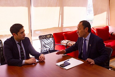 Diputado Calisto le pide a Ministro del Deporte concretar anhelado polideportivo para Coyhaique