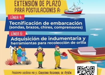Se extiende el plazo para postulaciones del Programa de Pesca Artesanal en Aysén